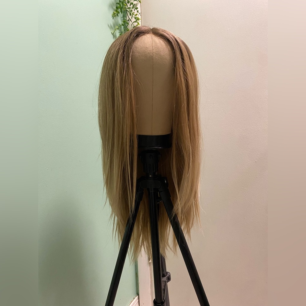 Long Dark Blonde Lace Front Wig